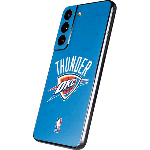 NBA OKC Thunder Distressed Galaxy S22 Skin